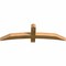 Ekena Millwork Bellingham Rough Sawn Timber Gable Bracket, Western Red Cedar, 60"W x 17"H x 4"D x 4"F, 7/12 Pitch GBW060X17X0404BEL00RWR - alternate 5